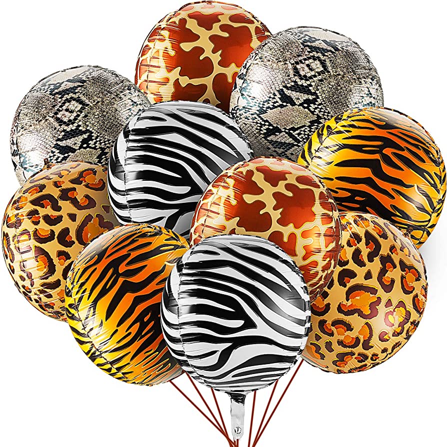10 Animal Print Balloons For A Wild Party