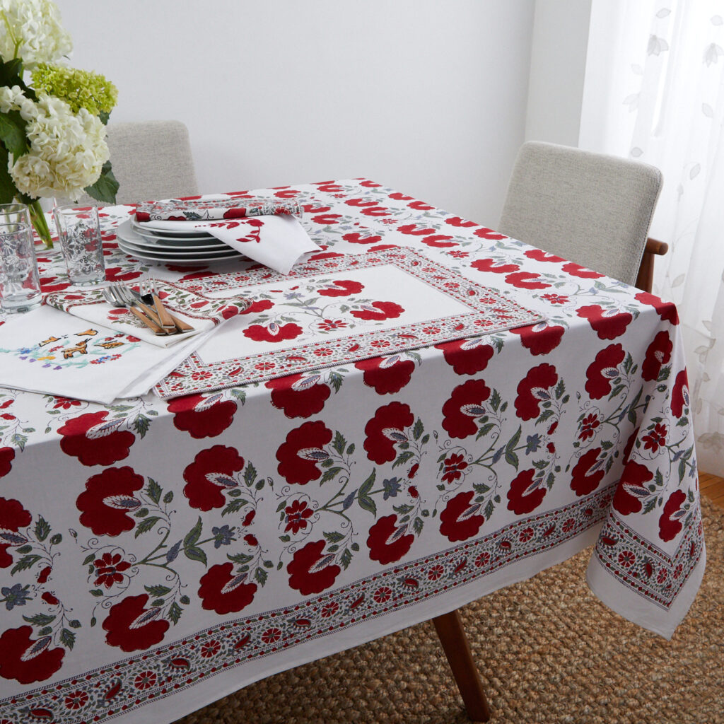 Add A Touch Of Charm To Your Table With Block Print Napkins