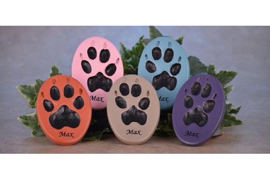 Create Lasting Memories With A Clay Paw Print Memorial