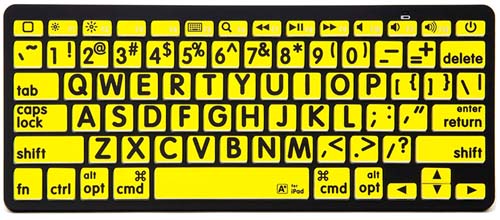 Improve Accessibility With Large Print Keyboard Stickers