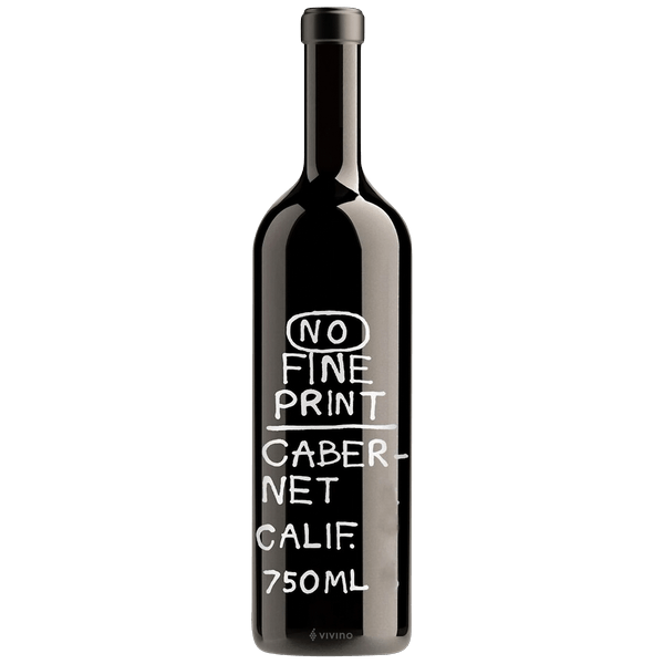Indulge In The Richness Of No Fine Print Cabernet