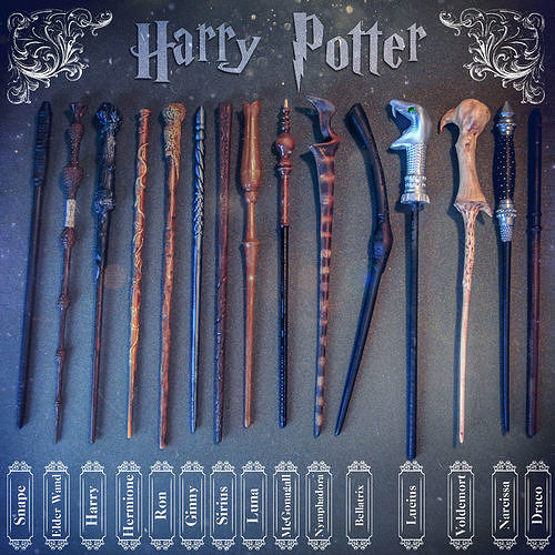 Magically Realistic 3D Printed Harry Potter Wands For Wizarding Fans