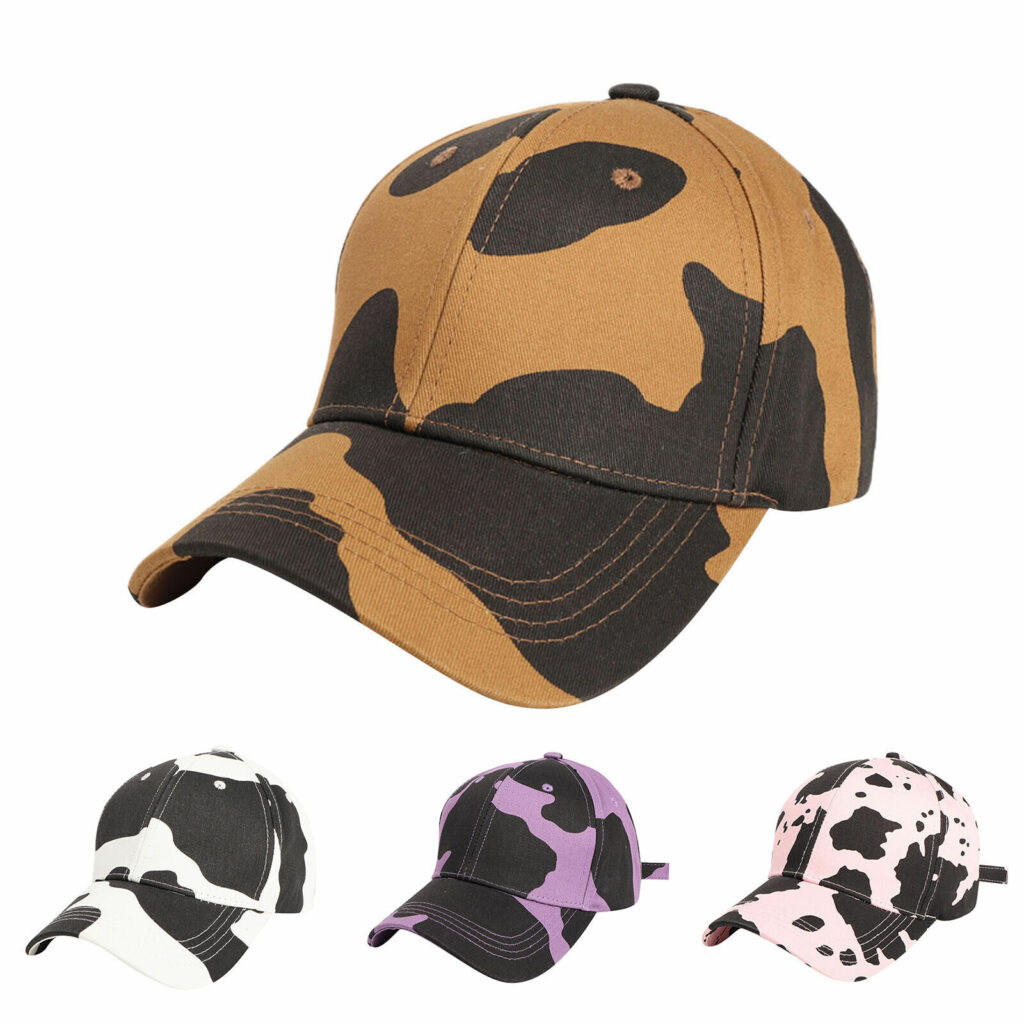 Trend Alert Cow Print Baseball Cap For Your Casual Outfit