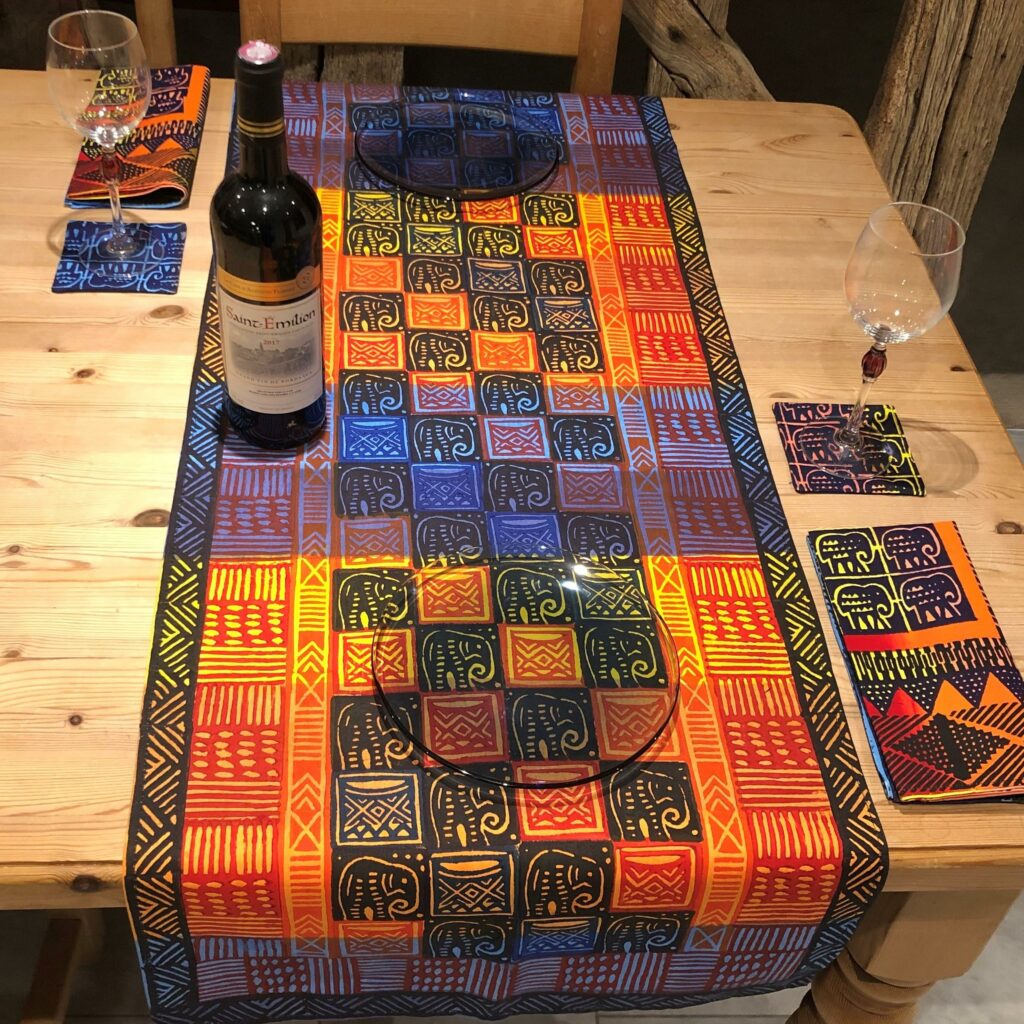 Add A Vibrant Touch To Your Table With African Print Runners