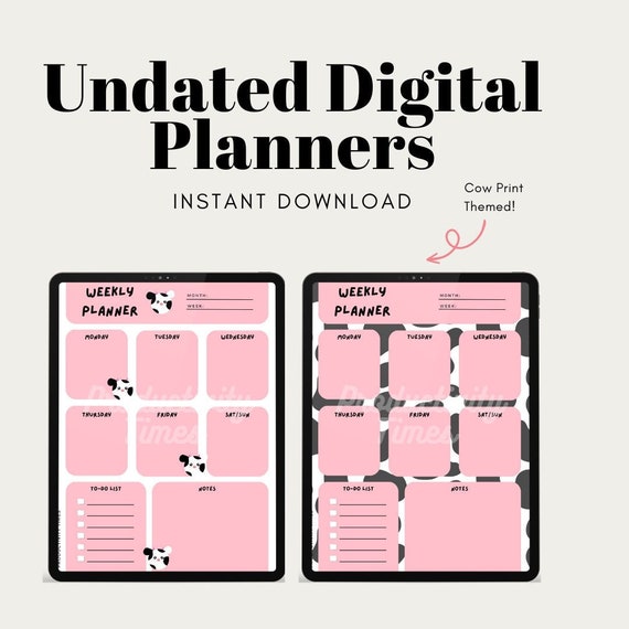Cow Print Planner The Best Way To Get Organized