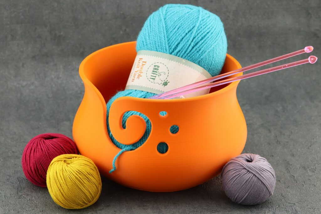 Craft Beautifully Enhance Your Knitting With A 3D Printed Yarn Bowl