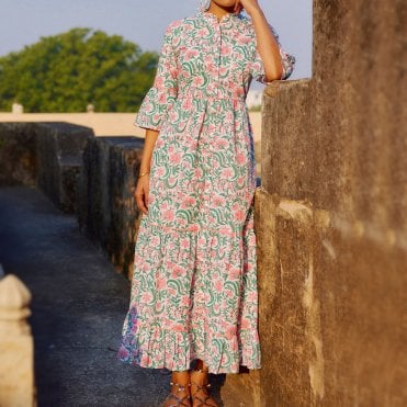 Discover The Ethereal Charm Of Pink City Prints Dresses