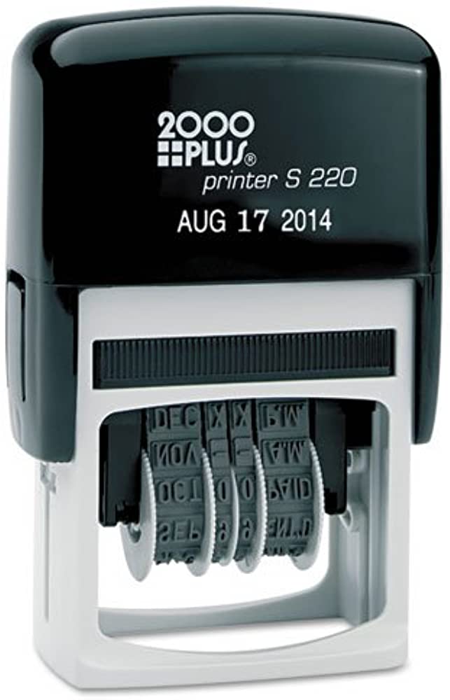 Efficient Date Marking With Cosco Printer S 200 Self Inking Stamp
