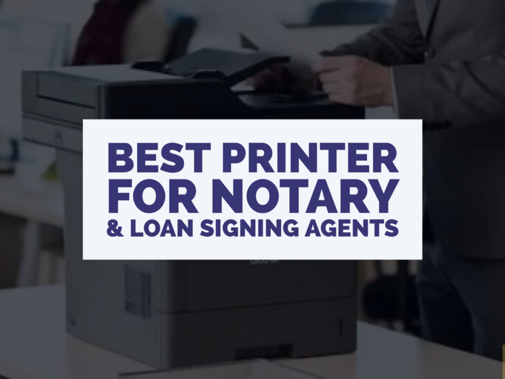 Efficient Dual Tray Laser Printer For Notary Usage