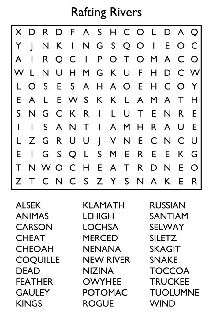 Enjoy Effortless Word Search With Easy Large Print Puzzles