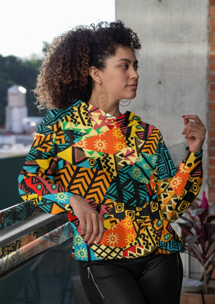 Experience The Vibrant Beauty Of African Print Sweatshirts