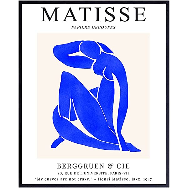 Express Your Artistic Side With Blue Matisse Print