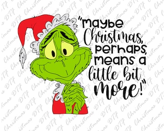 Get Festive With Grinch Screen Print Transfers Shop Now