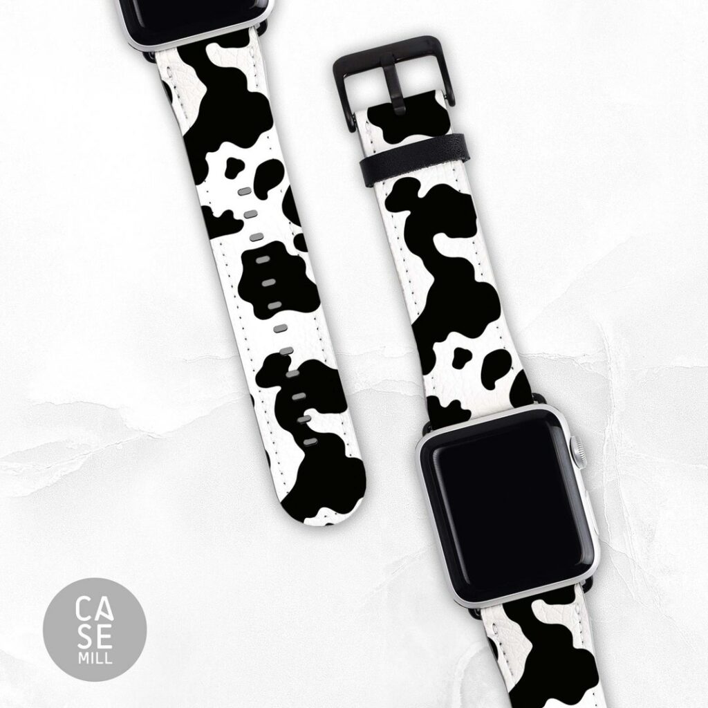 Get Moo Ving With Our Stylish Cow Print Apple Watch Band