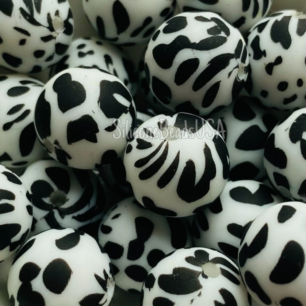 Get Spotted With Eye Catching Cow Print Beads