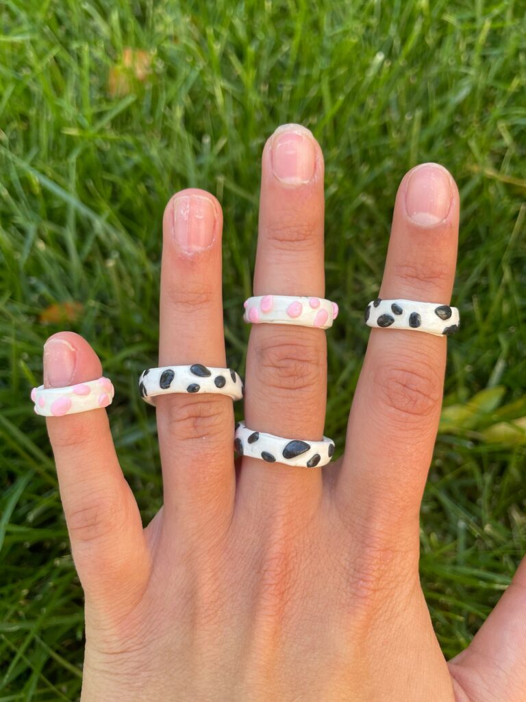 Get Your Hands On The Trendy Cow Print Ring Today