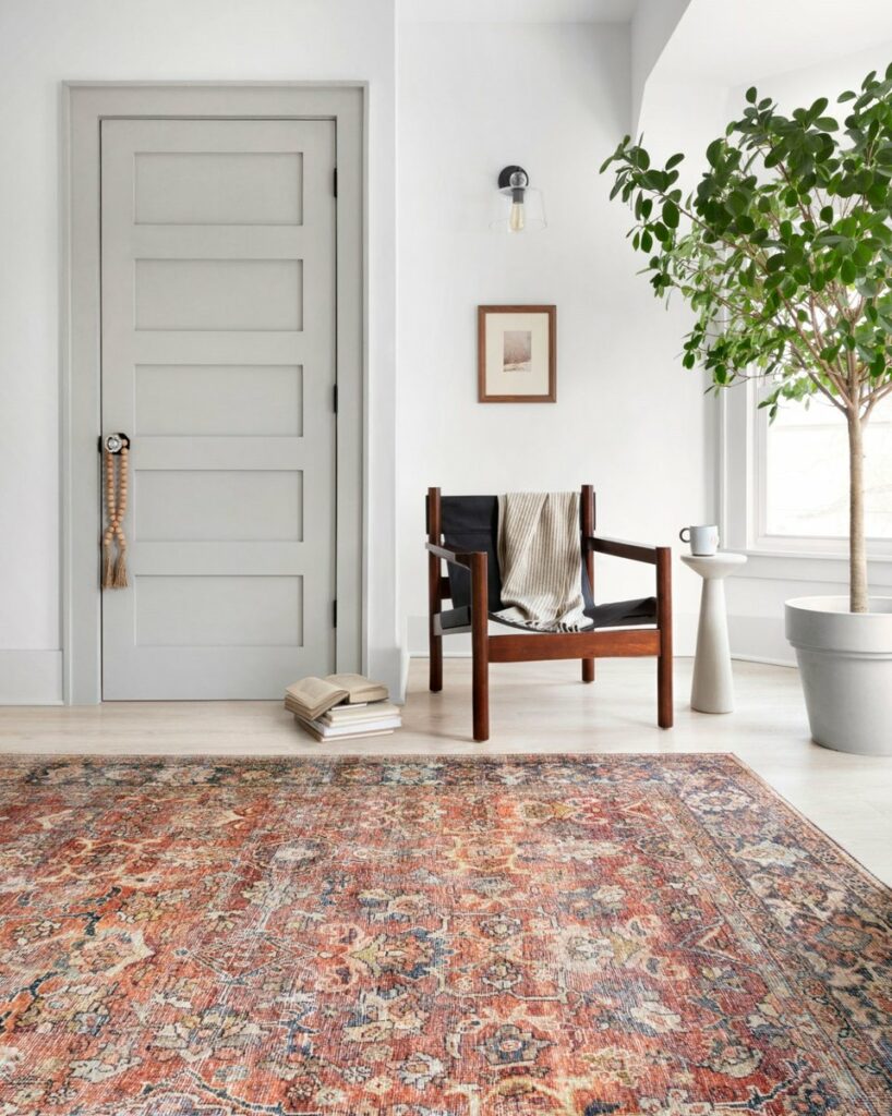 Liven Up Your Floors With Layla Printed Area Rug