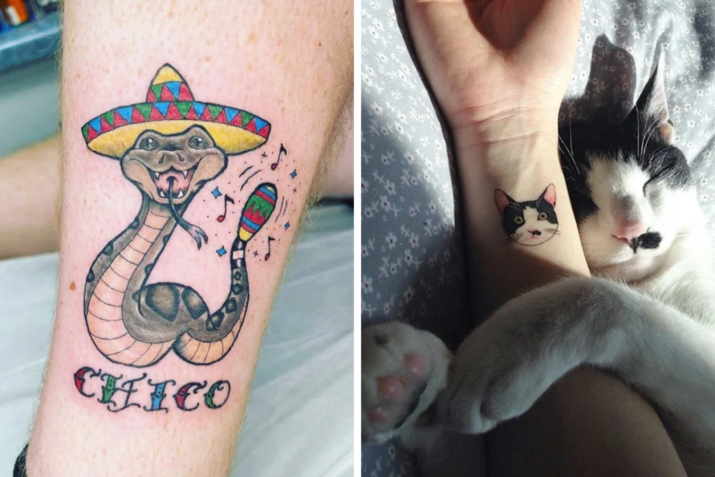 Purrfectly Adorable 10 Must See Paw Print Face Tattoos