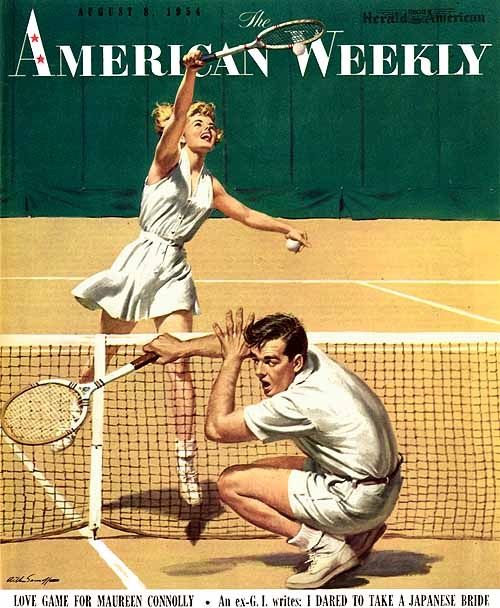 Serve Up Style Vintage Tennis Prints For Classic Sports Fans