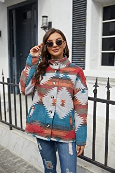 Stylish Aztec Print Shacket For Trendy Fashionistas