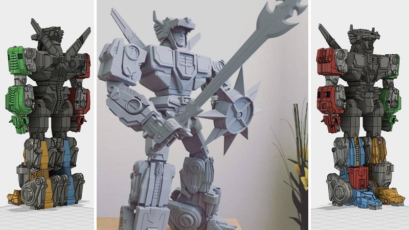 Unleash The Power Of Voltron With 3D Printing Technology