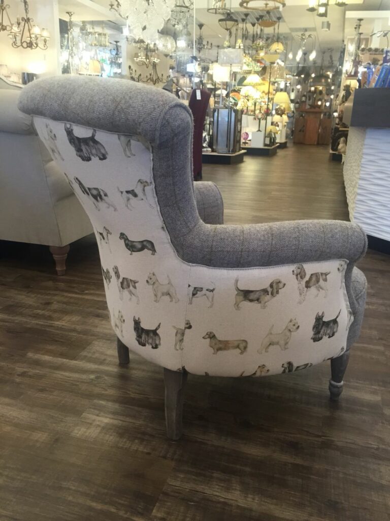 Upgrade Your Decor With A Stylish Dog Print Chair