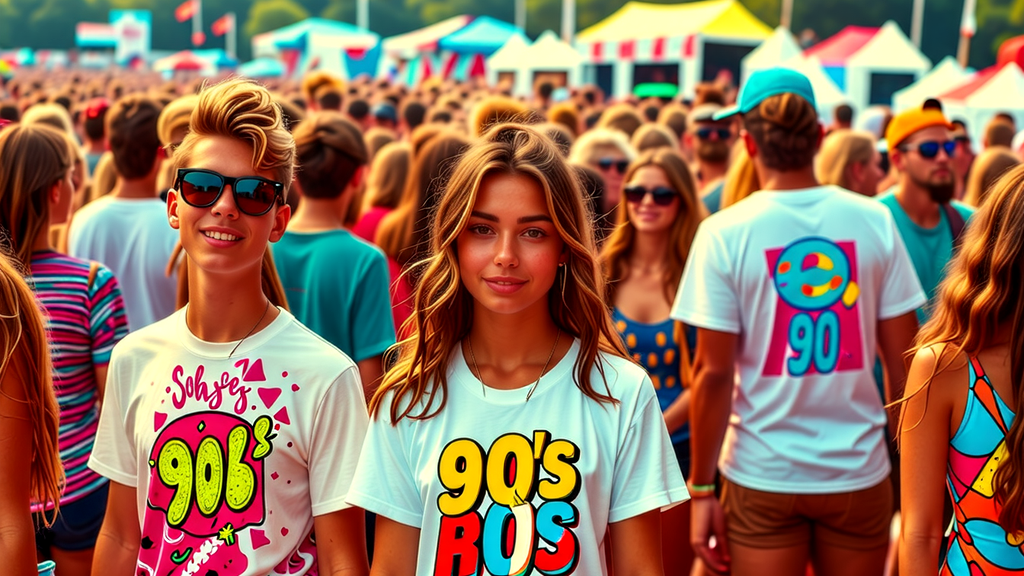 The Role Of 90'S Tshirt Designs In Music Festivals