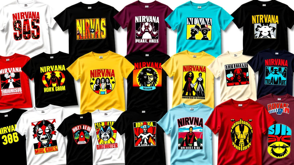 Music Bands And Their Influence On 90'S Tshirt Designs